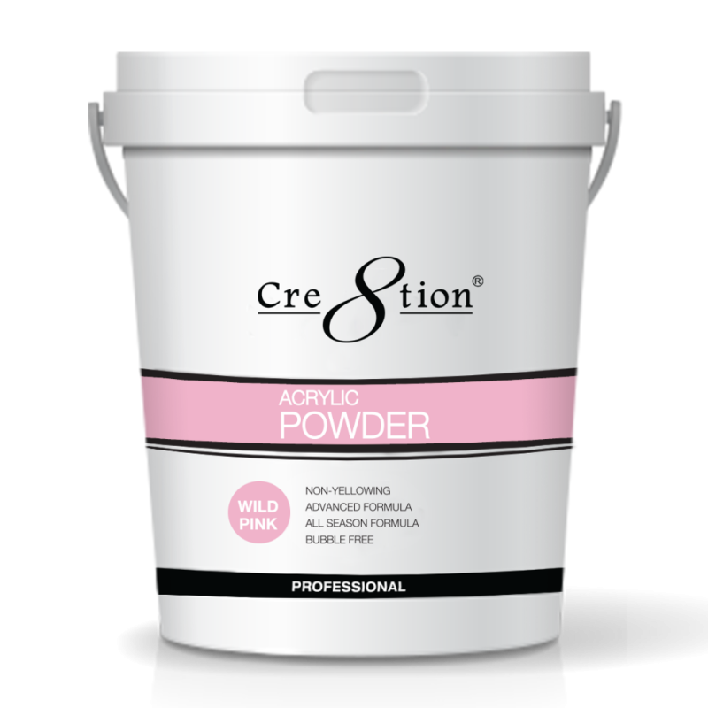 Cre8tion Acrylic Powder, 25 lbs, 01444 -Wild Pink